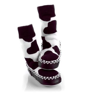 Black and White Cow Designer Mocc Ons