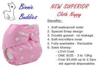 Binnie Cloth Nappies