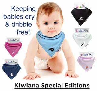 Kiwiana Dribble Bibs