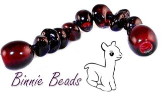 Baltic Amber Beads Extension 5cm - Cherry Coloured
