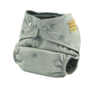 Binnie Baby Bamboo Charcoal Nappy - Grey