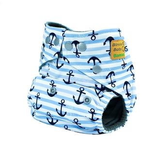 Binnie Baby Bamboo Charcoal Nappy - Sailor