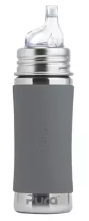 Pura Kiki 325ml Toddler Sippy Bottle - Slate