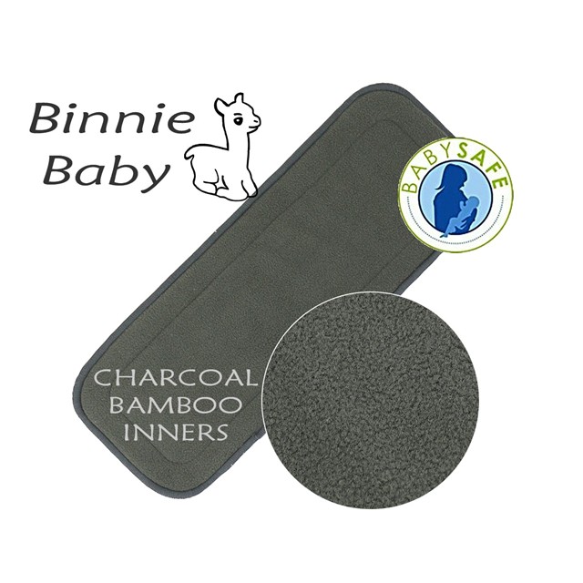 Binnie Baby Bamboo Charcoal Inners Pack of 3
