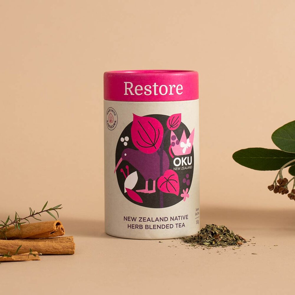 Oku loose leaf tea tube - Restore (30g)