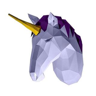 Unicorn origami wall decor