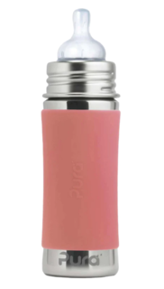 Pura Kiki® 325ml Infant Bottle - Rose sleeve