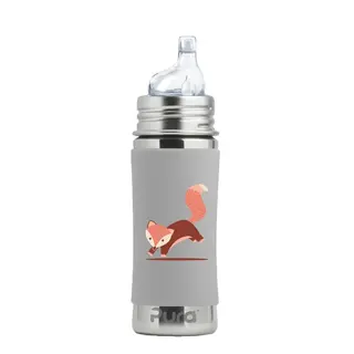Pura Kiki® 325ml Toddler Sippy Bottle - Fox
