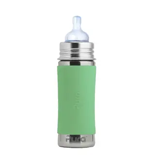 Pura Kiki® 325ml INFANT Stainless Bottle - Moss sleeve
