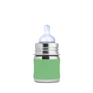 Pura Kiki® 150ml INFANT Stainless Bottle - Moss sleeve