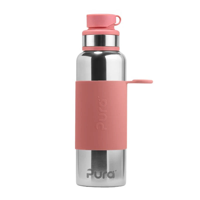 Pura Sport 850ml Stainless Bottle - Rose