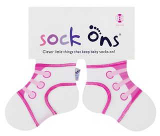 BABY Sneaker Sock Ons PINK  0 to 6mths